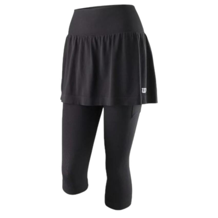 Юбка-лосины женская Wilson SMLS CAPRI CAPRI SKORT W S Черный (WRA808401 S)