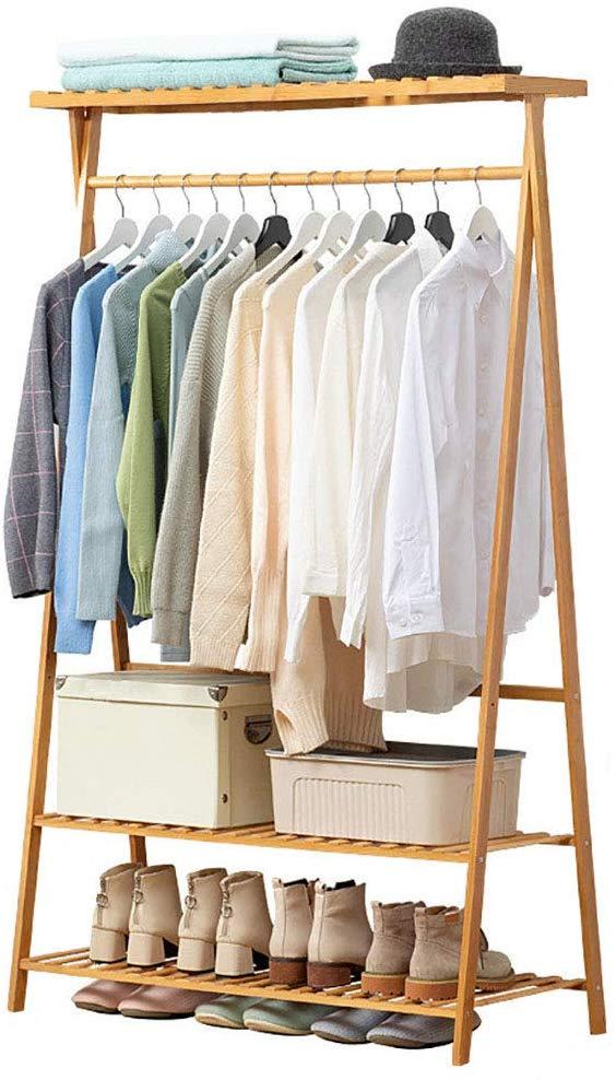 Вешалка-стойка для одежды из дерева Шумен 90 Ваниль (СВГ-900702)