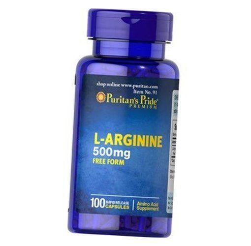 Аргинин L-Arginine 500 100 капс. (27367001)