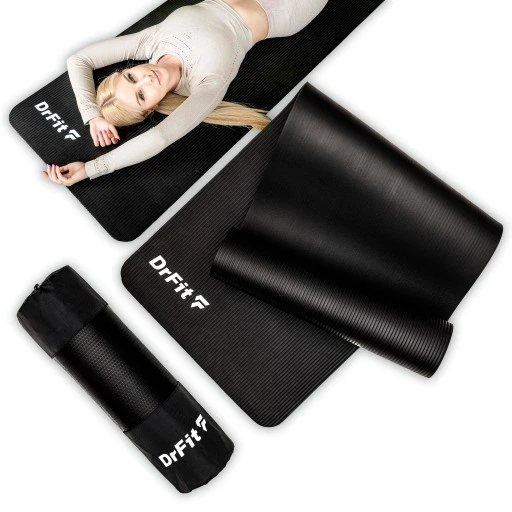 Килимок для спорту DrFit NBR 60 з чохлом 183 см Чорний - фото 10 Килимок для спорту DrFit NBR 60 з чохлом 183 см Чорний - фото 10