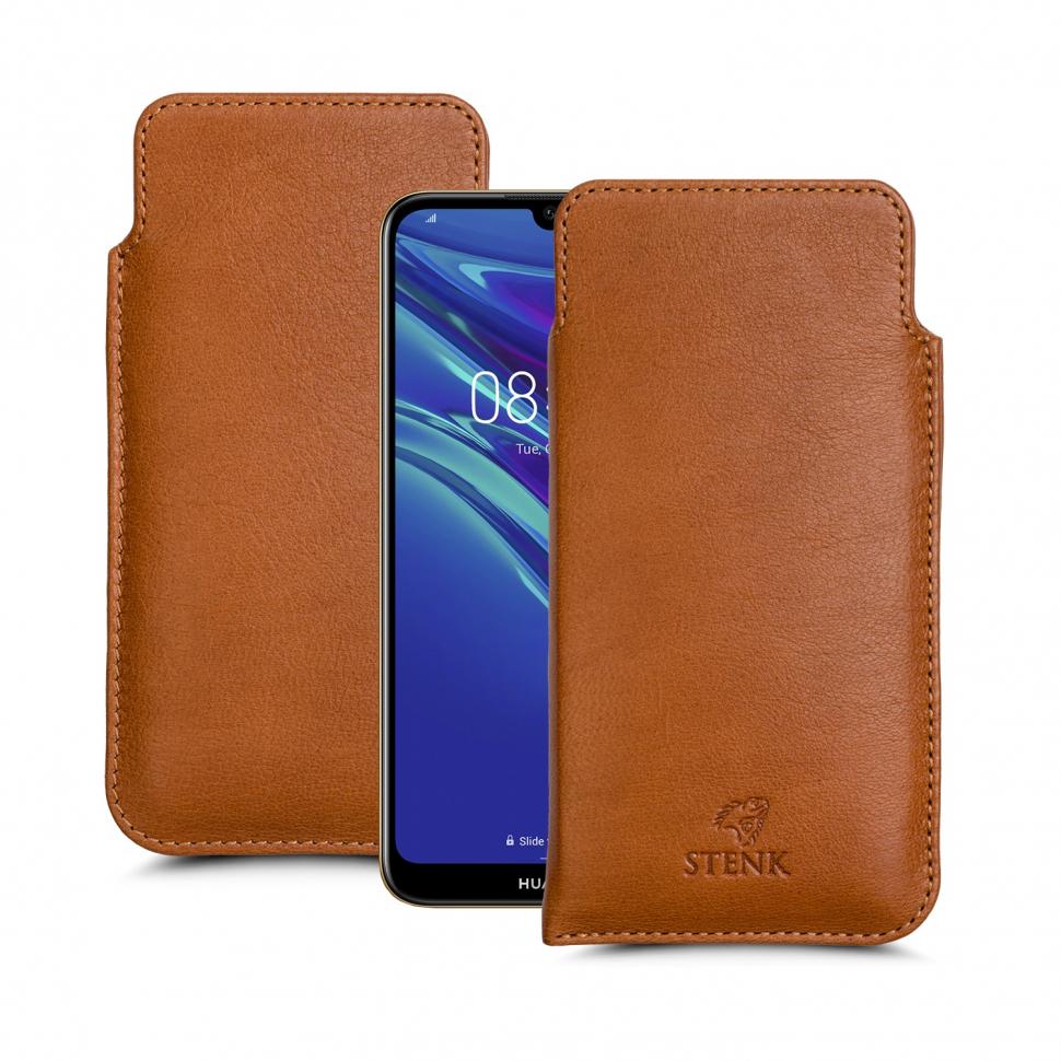 Футляр Stenk Elegance для Huawei Y6 (2019) Camel (65202)