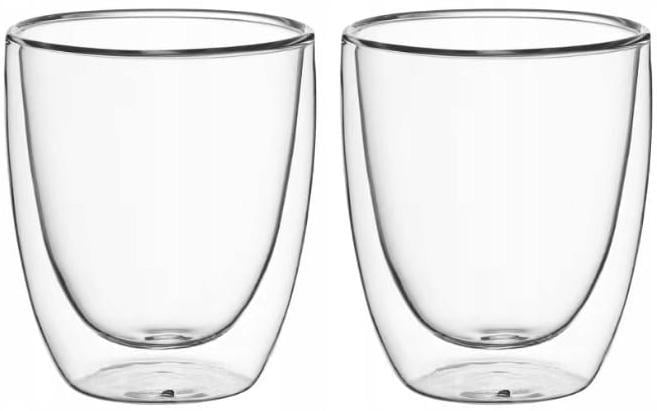 Набір скляних склянок Kamille з подвійними стінками 2 шт. 300 мл