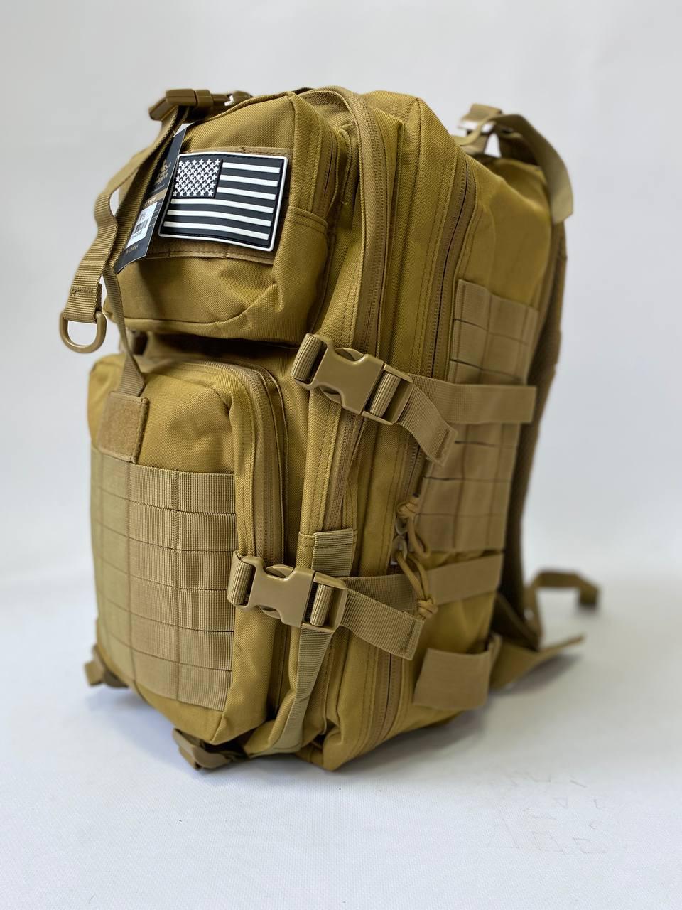 Рюкзак штурмовий під гідратор з Velcro-липучками Койот (0004)