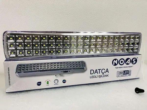 Світильник-ліхтар аварійний Noas YL05-1011 IP20 з акумулятором 4W 60LED 2000 mAh 220V (30568566)