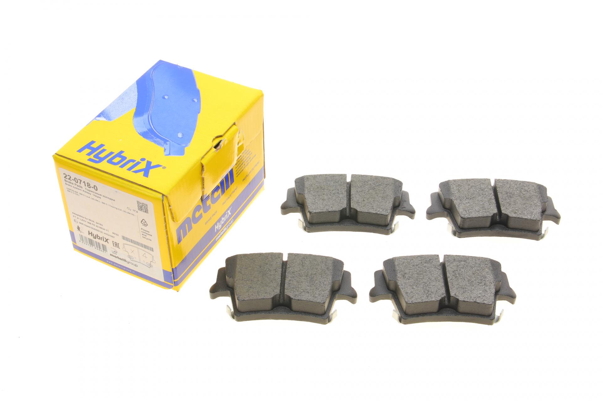Колодки тормозные задние METELLI Chrysler 300C 04-/Lancia Thema 11-14 (22-0718-0)