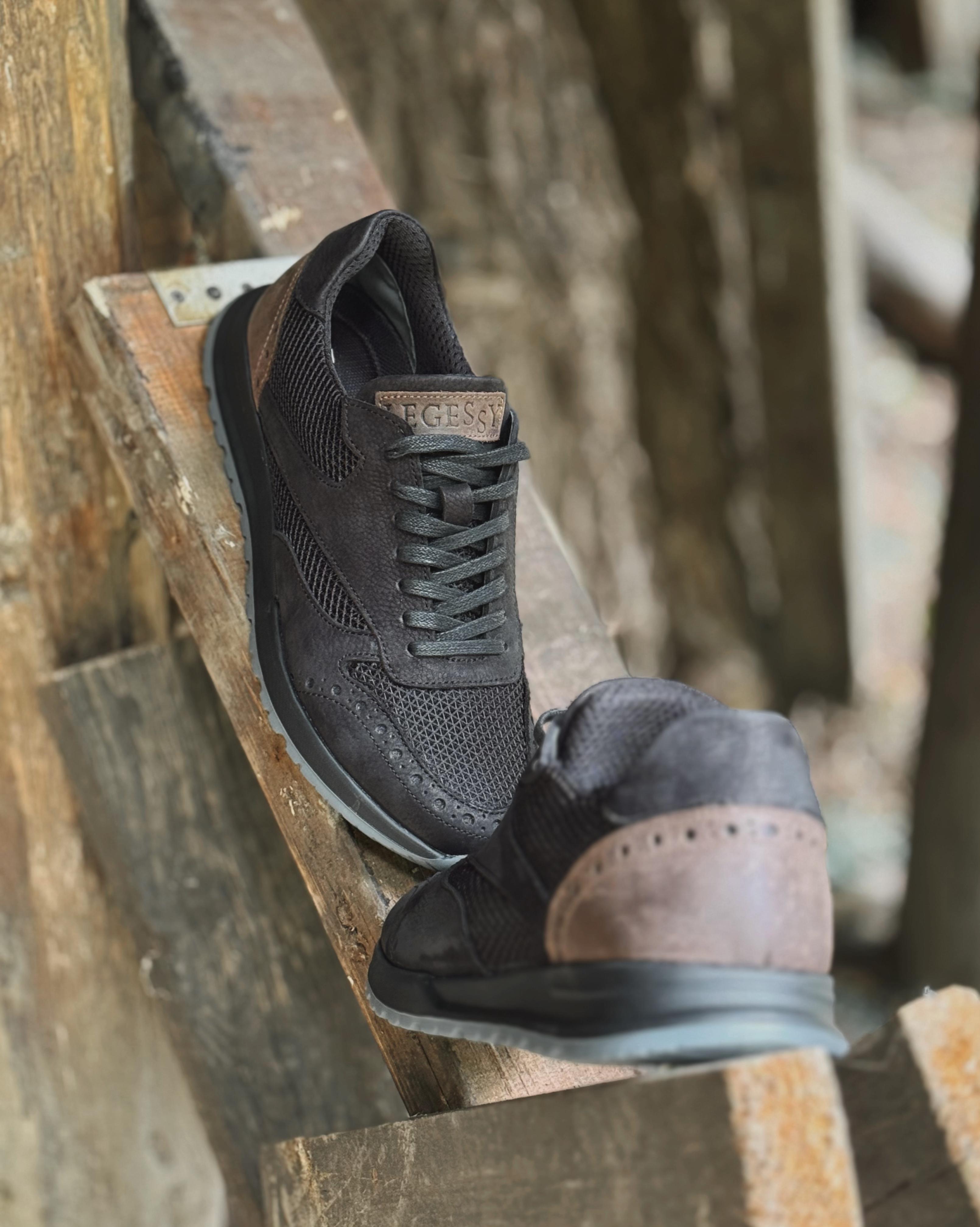 Кроссовки Legessy BRUNO CAGE р. 44 Черный/Коричневый (BRUNO CAGE 44р) - фото 3 Кроссовки Legessy BRUNO CAGE р. 44 Черный/Коричневый (BRUNO CAGE 44р) - фото 3