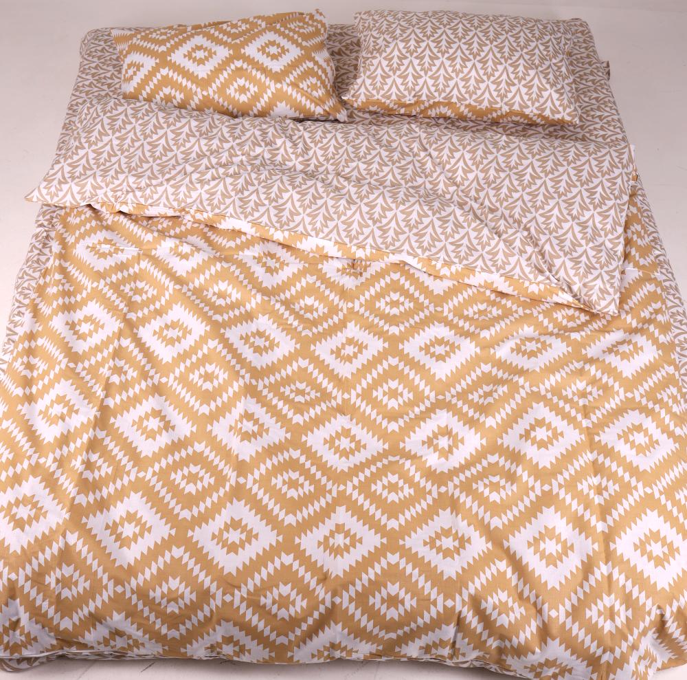 Комплект постільної білизни PaniPava Золотий Орнамент бязь 155х215 см (10100601)