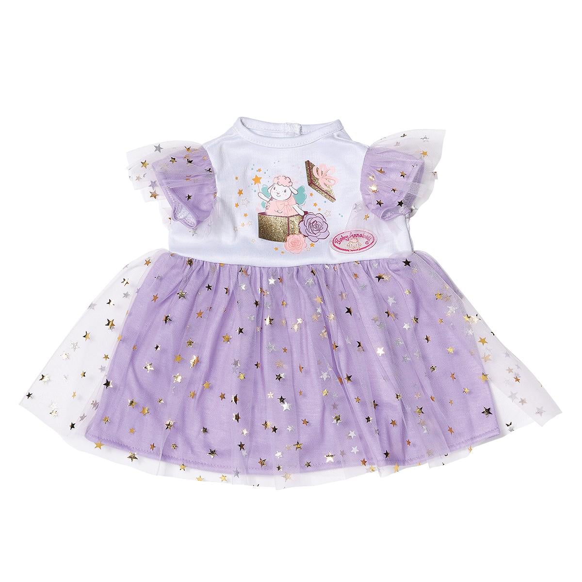 Одежда для куклы Baby Annabell платье Фиолетовый (AA12346336)