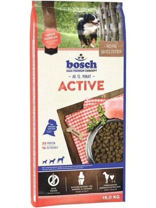 Корм для собак сухой Bosch HPC Active с повышенным уровнем активности 15 кг