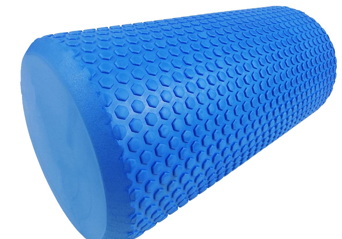 Масажний ролик EasyFit Foam Roller 30 см Синій (EF-2024-Bl) - фото 2