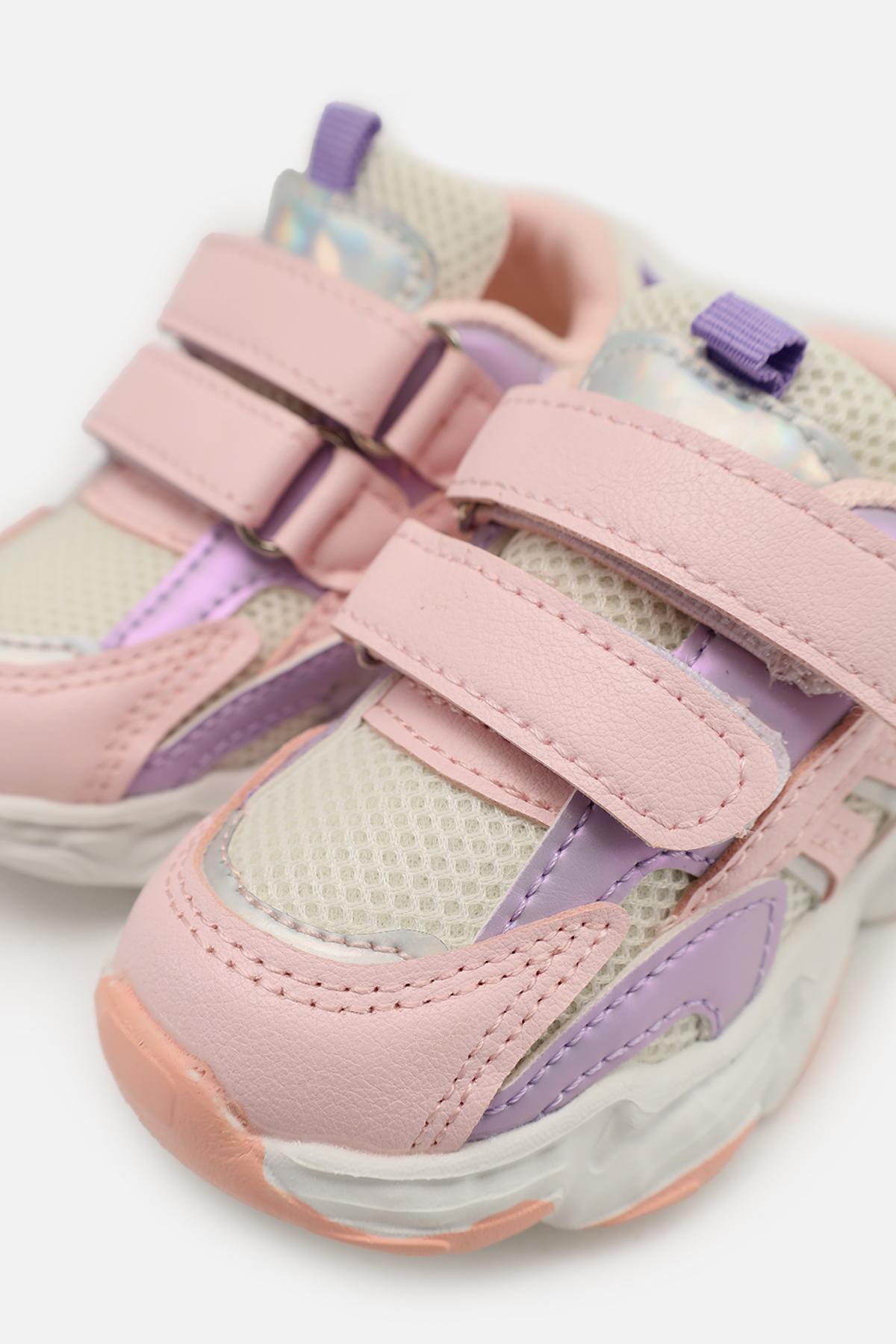 Кросівки для дівчинки ЦБ-00273873 на плоскій підошві р. 21 Рожевий (SKT001056629) - фото 4