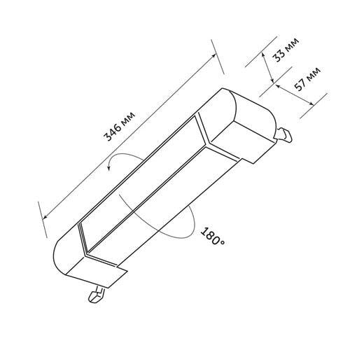Прожектор на шину LIGHT SET LED BUG TR LINE 20W 4500K BK (61171) - фото 10 Прожектор на шину LIGHT SET LED BUG TR LINE 20W 4500K BK (61171) - фото 10