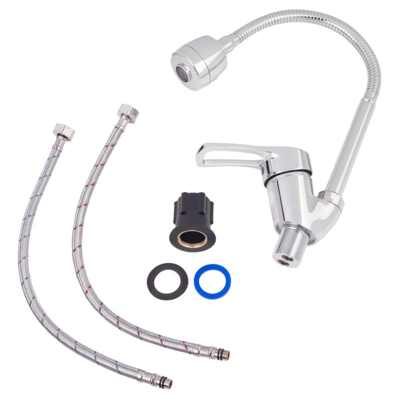 Смеситель кухонный Lidz CRM 22 40 008 04 с рефлекторным изливом (24550244)