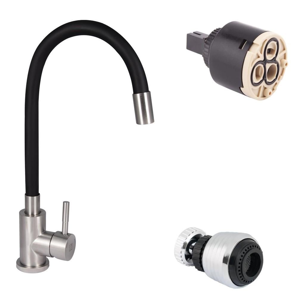 Змішувач для кухні гнучкий Lidz Aria 04R-BFS