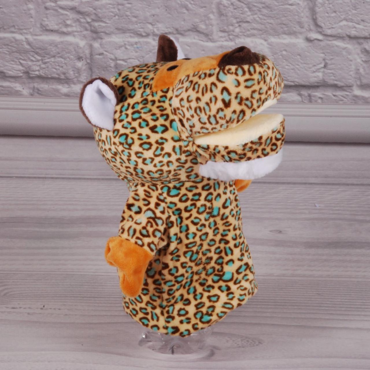 Рукавиця Копіца Леопард для лялькового театру 17 см (006592) - фото 2 Рукавиця Копіца Леопард для лялькового театру 17 см (006592) - фото 2