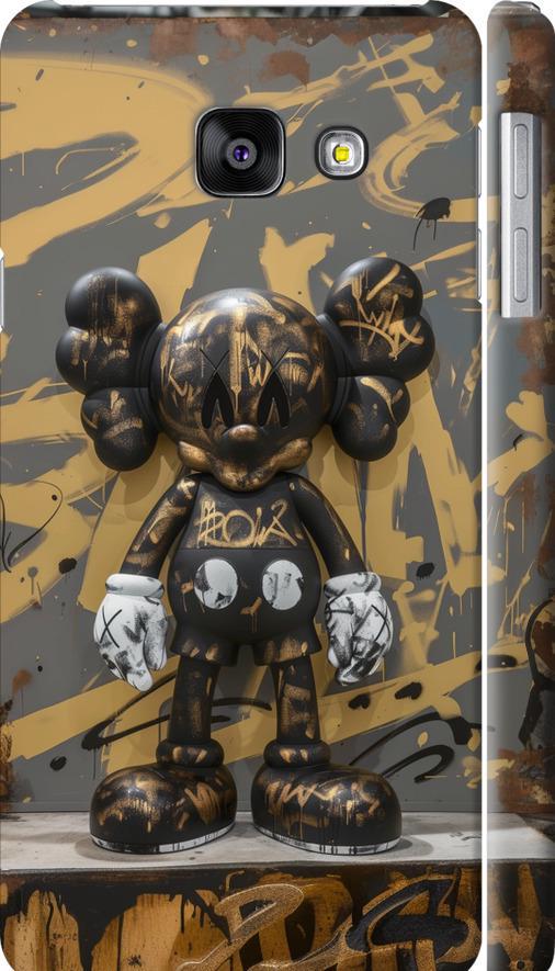 Чехол на Samsung Galaxy A3 (2016) A310F Bronze kaws (6097m-159-42517)