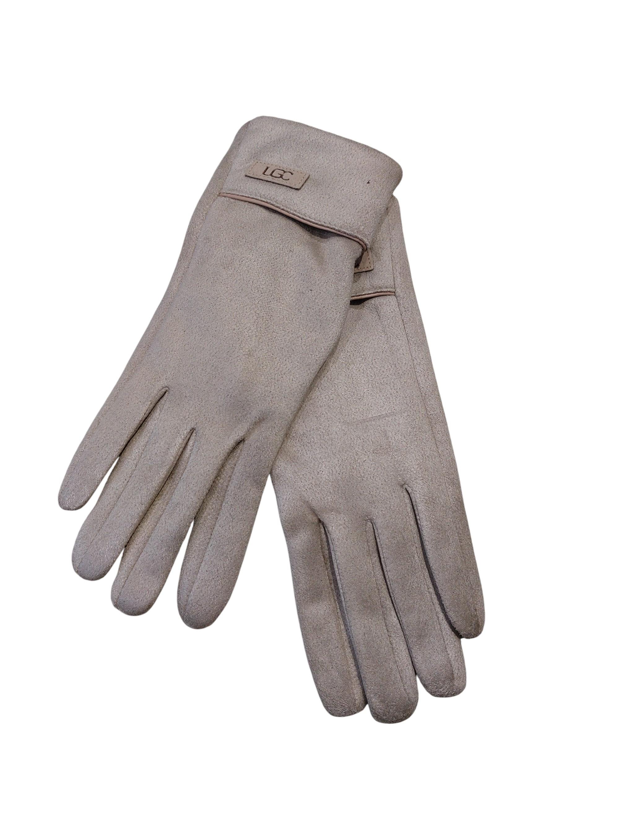 Рукавички сенсорні жіночі One size Бежевий (565683) - фото 2