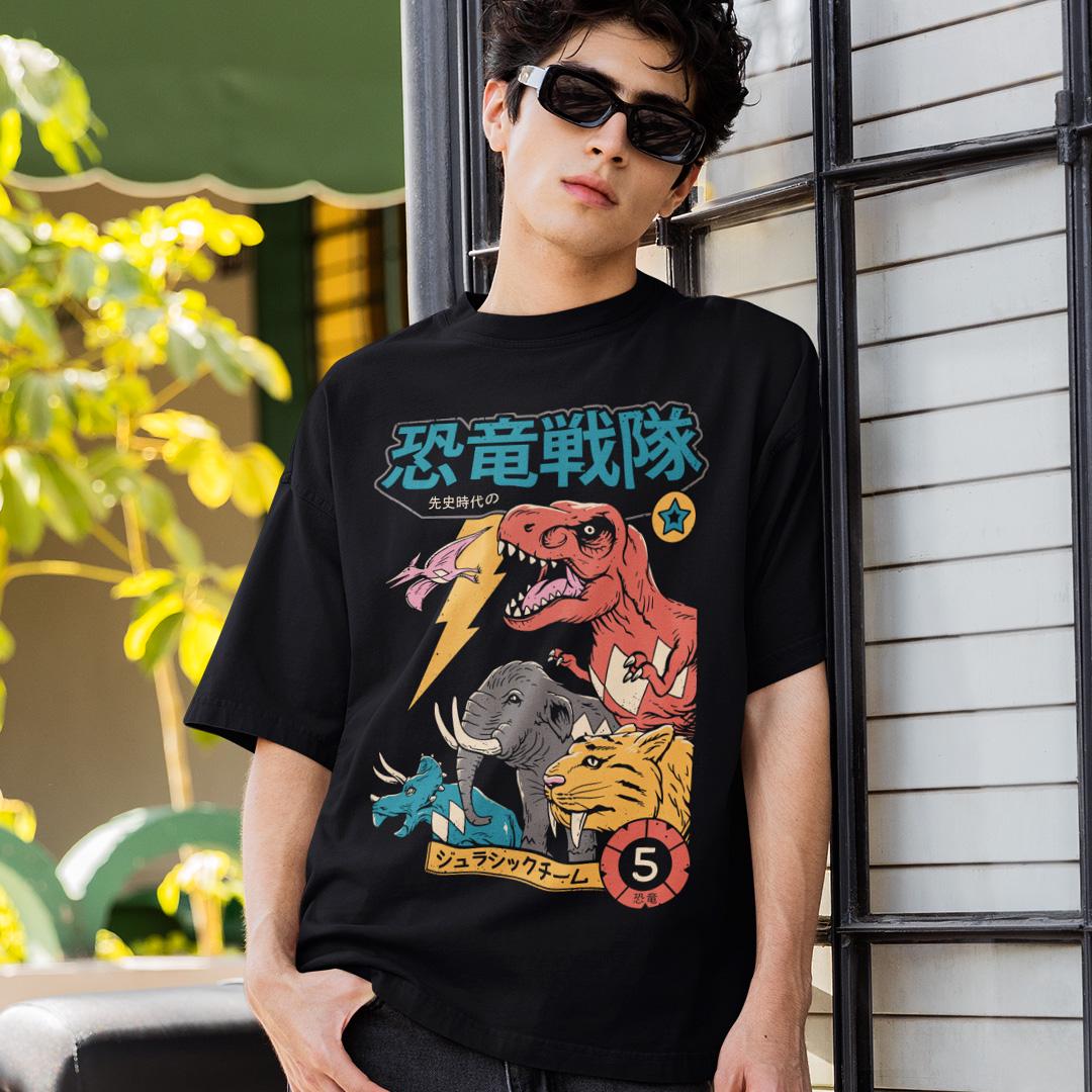 Футболка унисекс Dinosaur Squadron Koseidon 2XL Черный (0000015175)