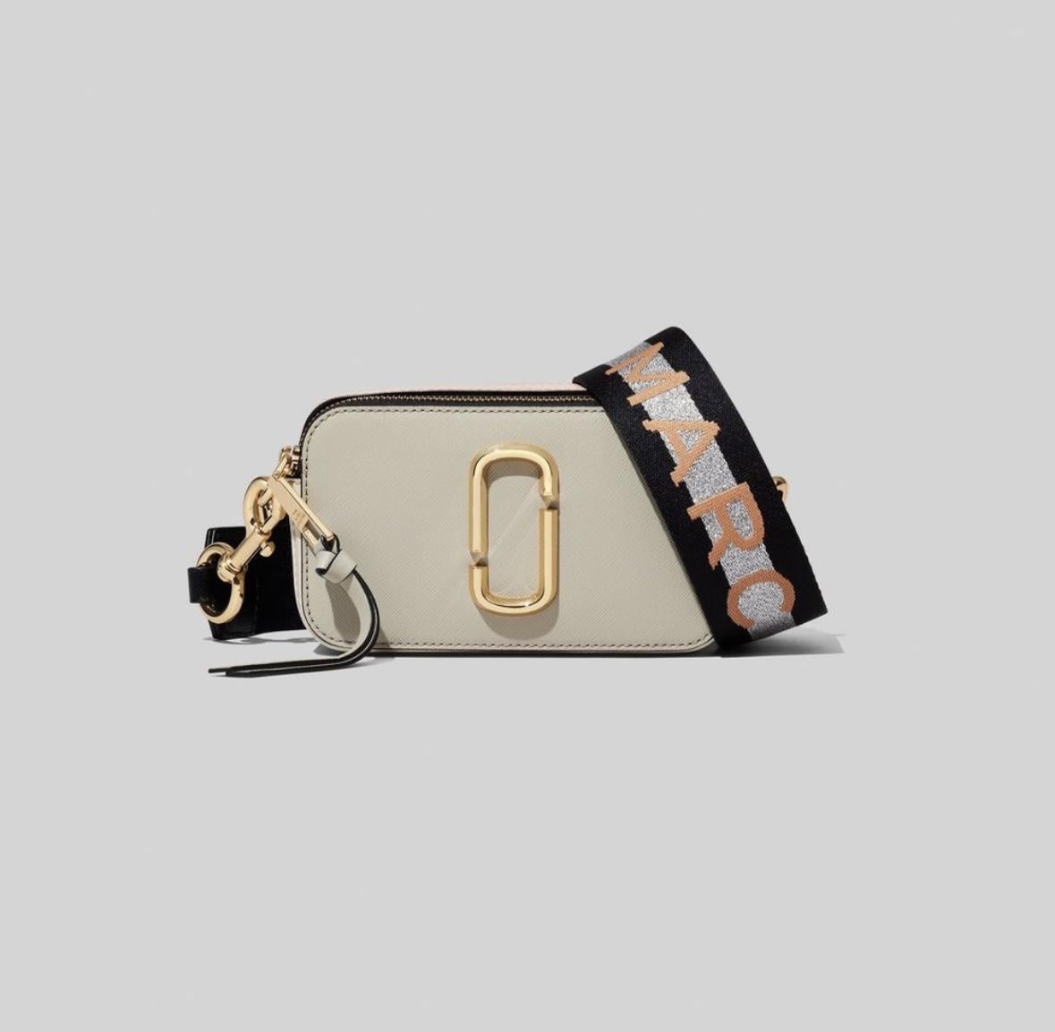 Сумка кожаная Marc Jacobs The Logo Snapshot New Dust Multi M0014146 (873350)