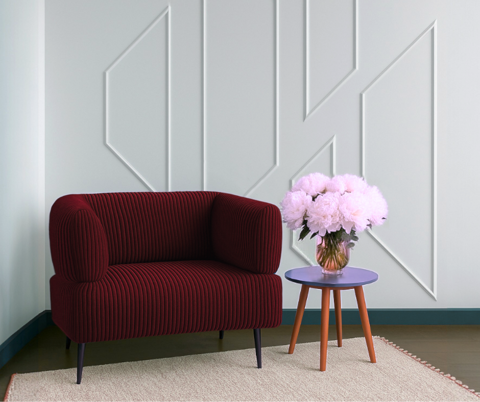 Кресло офисное Tobi Sho Бенно-1 ЛЮКС с подлокотниками велюр 1000х720х750 мм Lotus 67/Бордовый (fg2kg666)