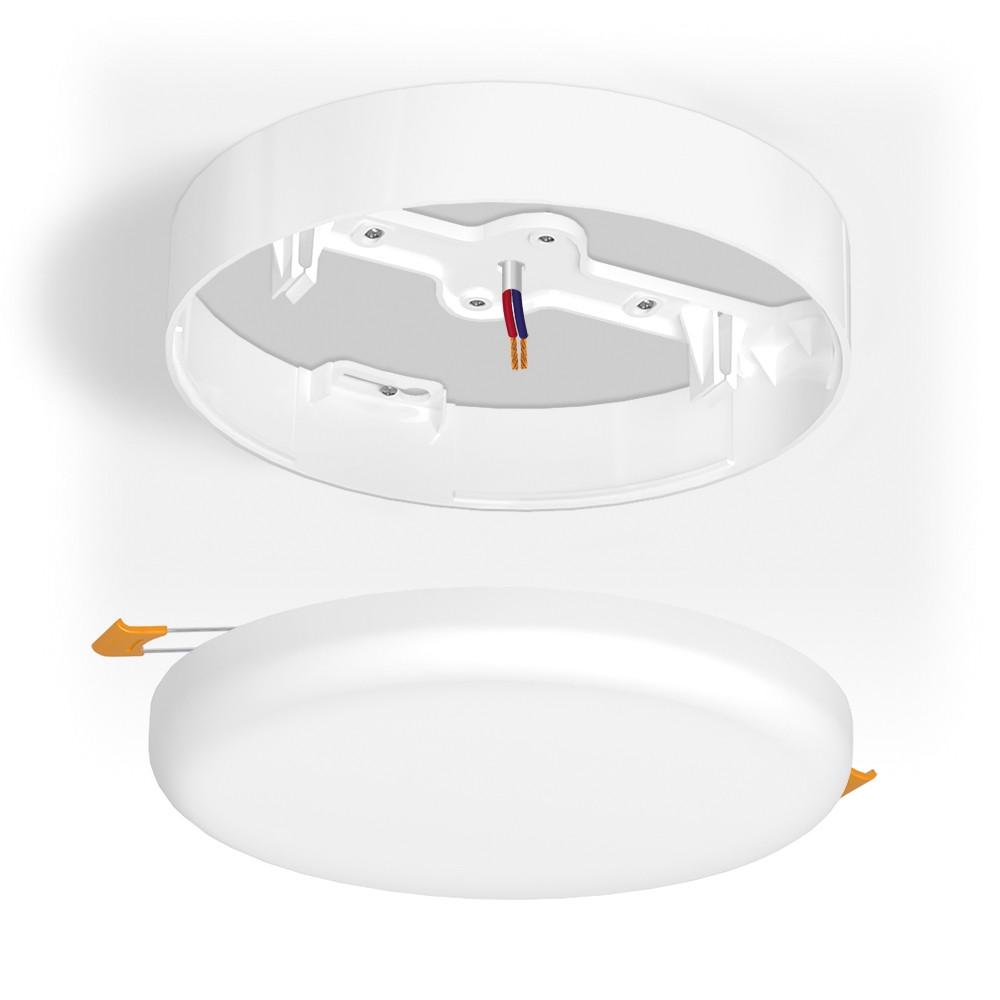 Рамка накладного монтажа безрамочного круглого светильника Videx (VL-DLFR-24SF) - фото 3 Рамка накладного монтажа безрамочного круглого светильника Videx (VL-DLFR-24SF) - фото 3