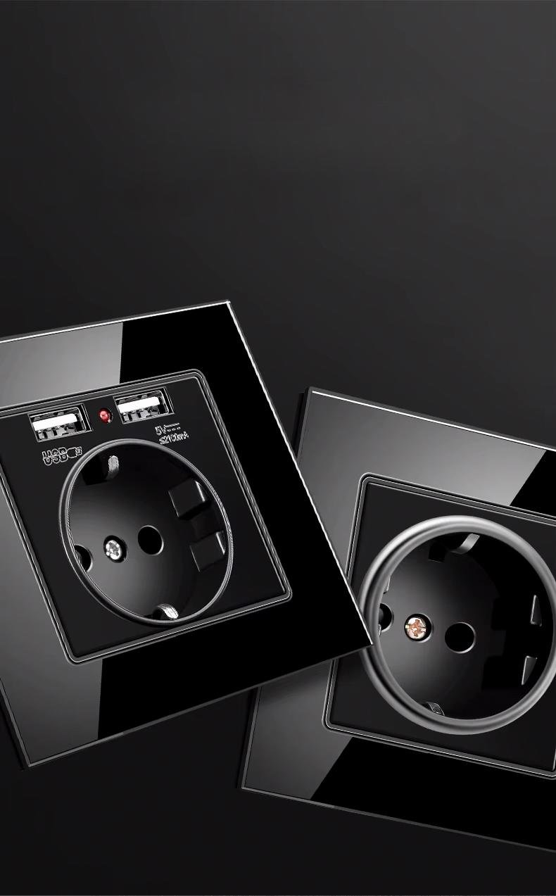 Розетка с заземлением SIXWGH и USB-портами Белый (WH034W) - фото 6 Розетка с заземлением SIXWGH и USB-портами Белый (WH034W) - фото 6