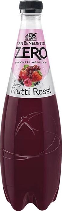 Напій газований San Benedetto Frutti Rossi Zero Лісові ягоди соковмісні без цукру 0,75 л