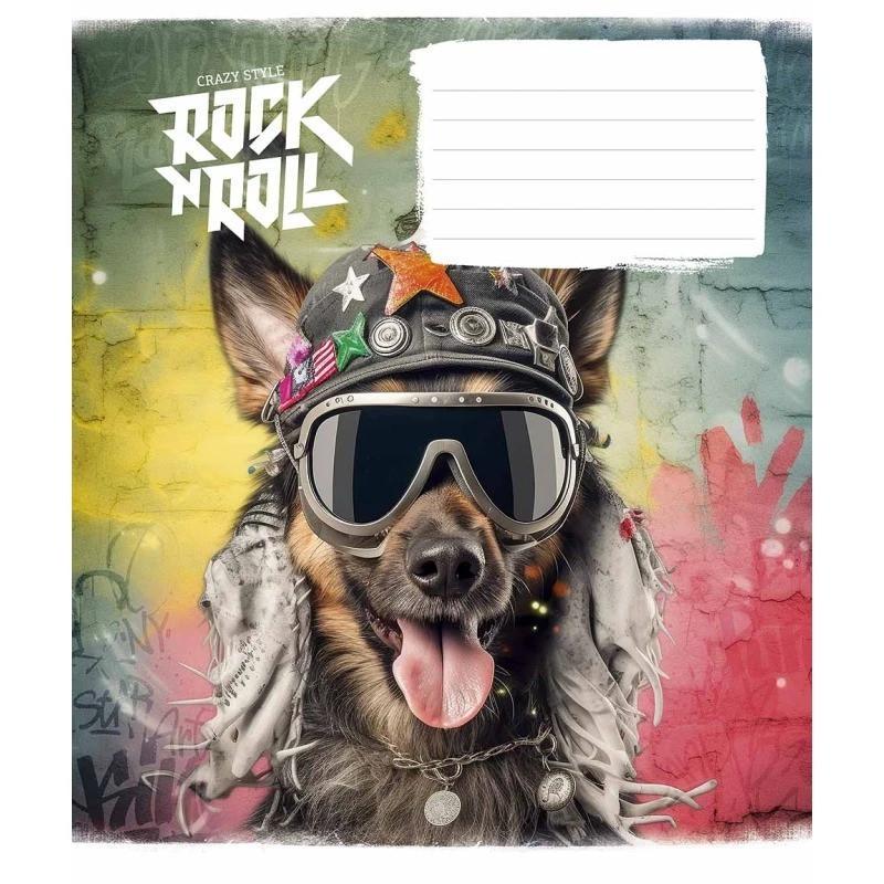 Шкільний зошит Rock star 012-3277L-1 в лінію 12 аркушів (RLT43110)