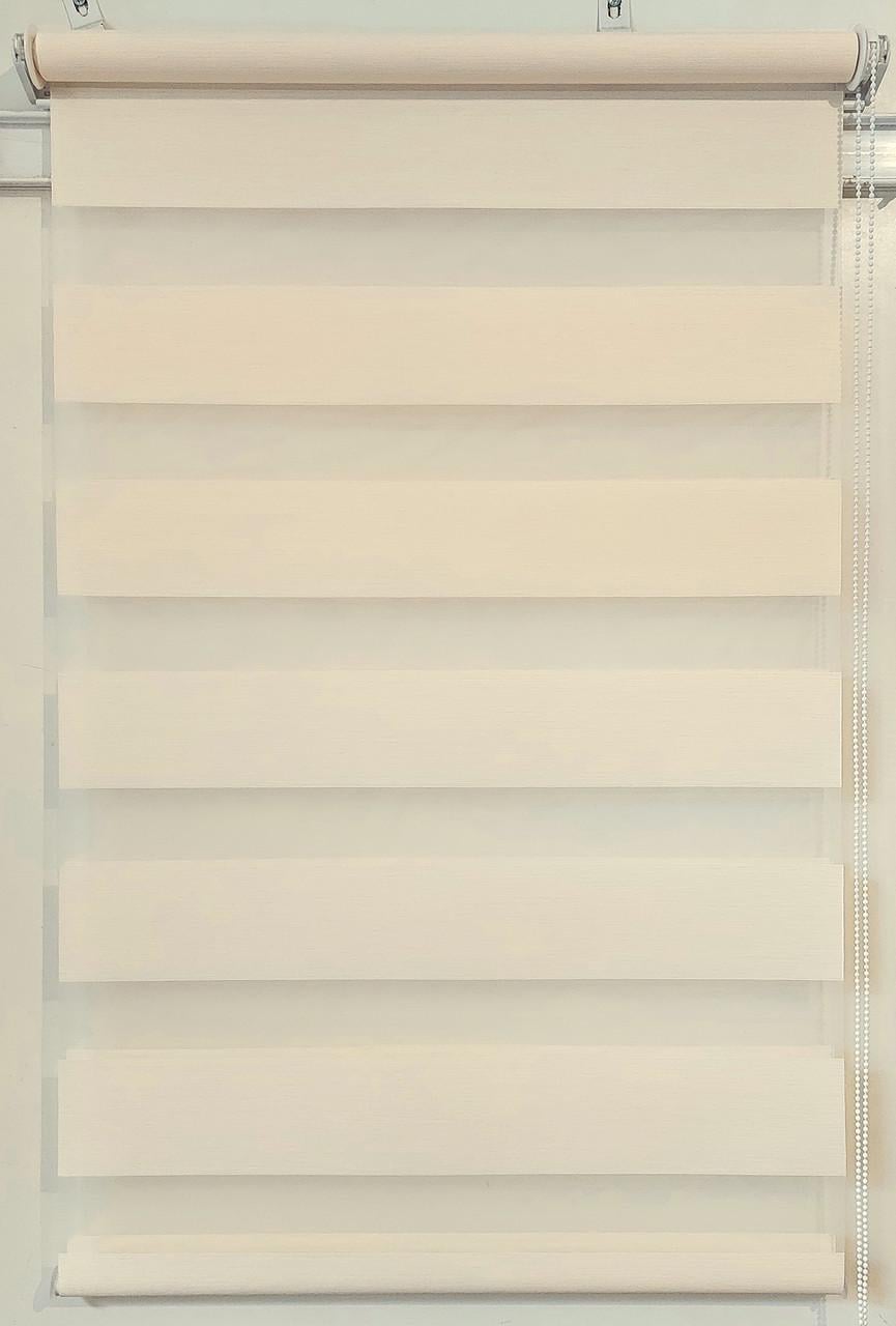 Рулонная штора день-ночь Miranda ВМ-1508 42,5х160 см Слоновая кость (ВМ-1508-71)