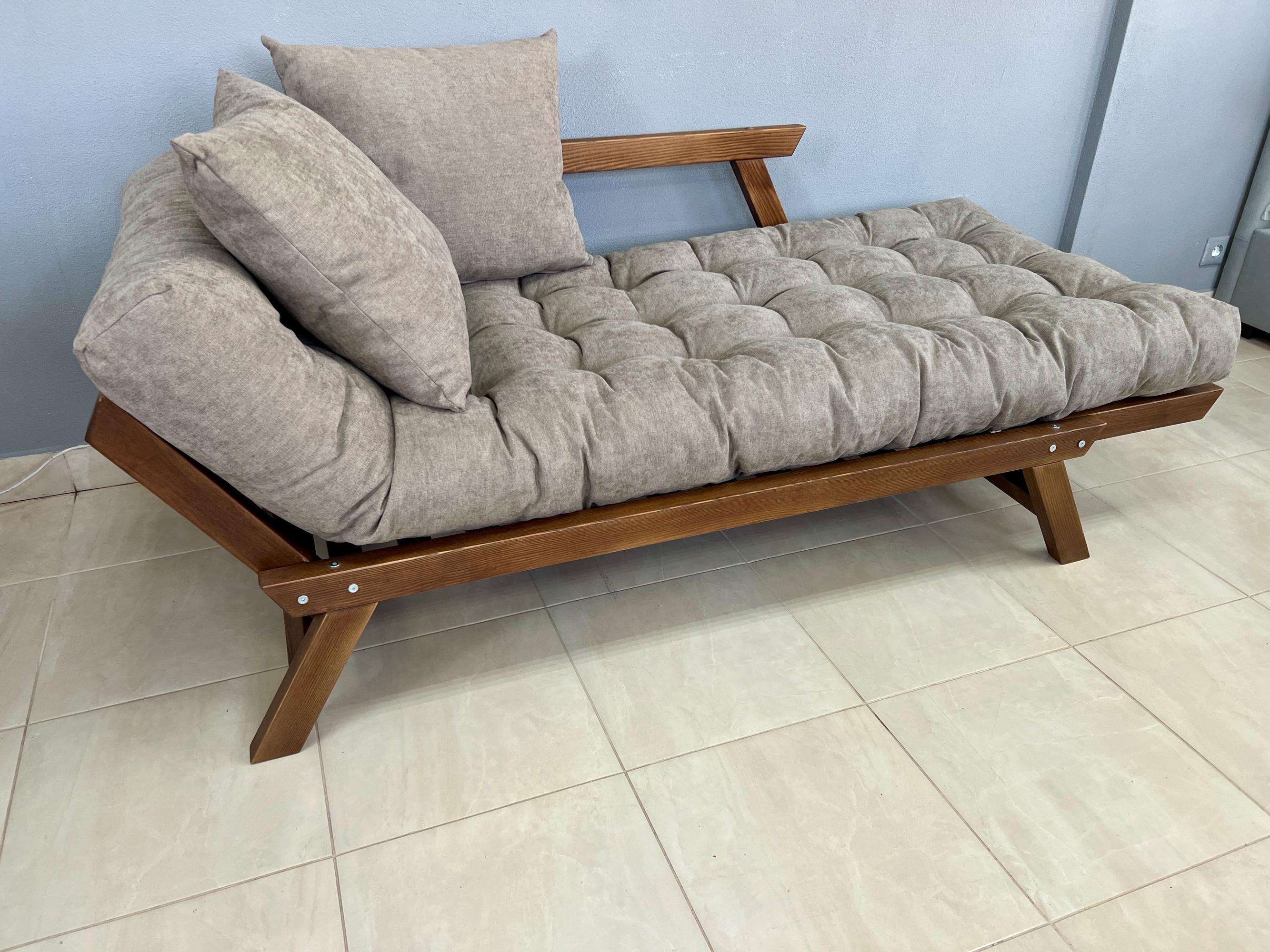 Диван дерев'яний Woody Нью-Йорк розкладний ясен Коричневий (47549) - фото 4