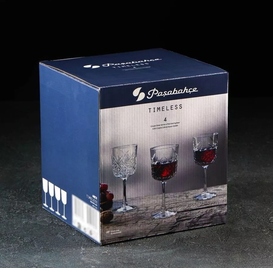 Набір келихів для вина Pasabahce Timeless 330 мл 4 шт. (440276) - фото 2 Набір келихів для вина Pasabahce Timeless 330 мл 4 шт. (440276) - фото 2