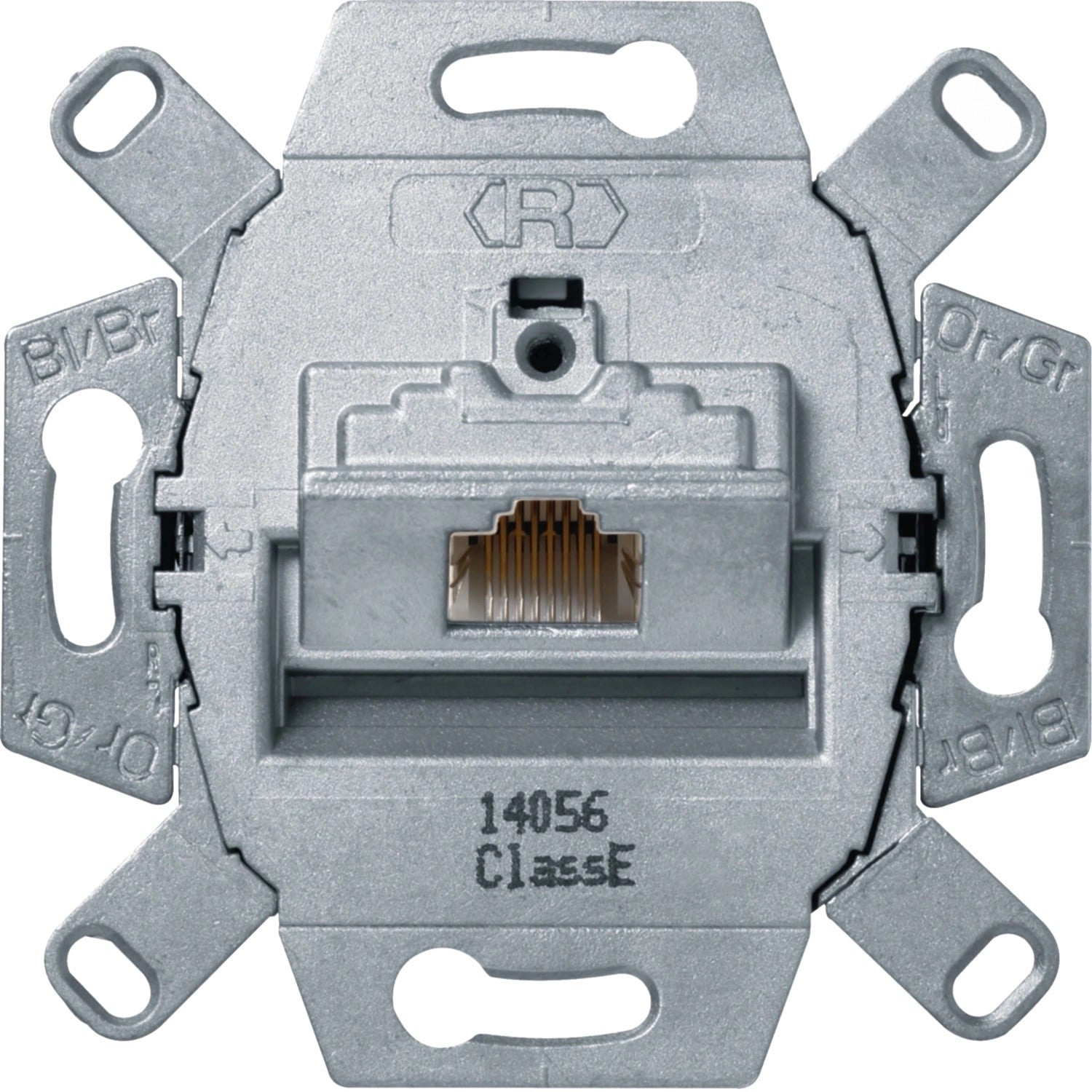Механізм восьмиконтактної комп'ютерної розетки Berker RJ45 Cat. 6a UAE клас E (WDF410766) Механізм восьмиконтактної комп'ютерної розетки Berker RJ45 Cat. 6a UAE клас E (WDF410766)