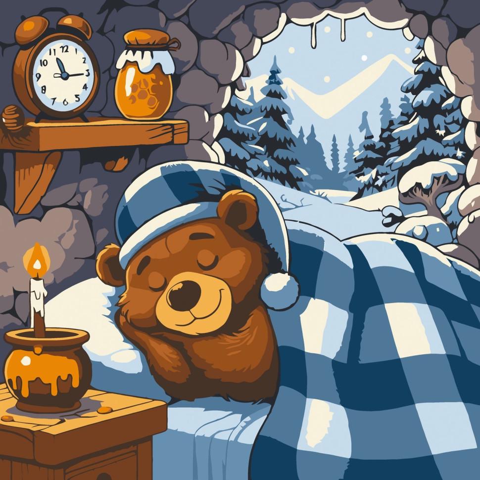 Картина по номерам ART CRAFT Медвежий отдых 30х30 см (2987253450)