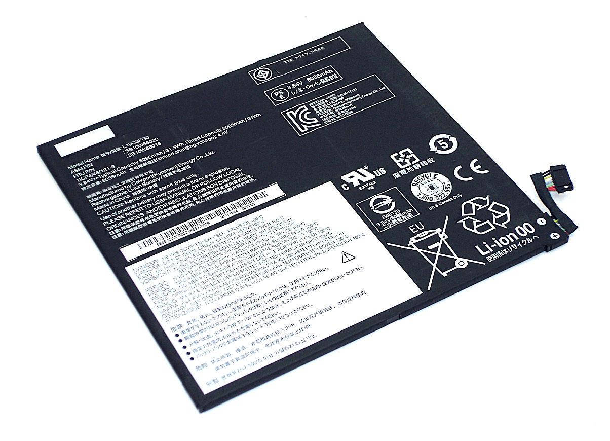 Аккумулятор для ноутбука Lenovo SB10W86020 L19C3PG0 3,84 V 8286 mAh (080151)