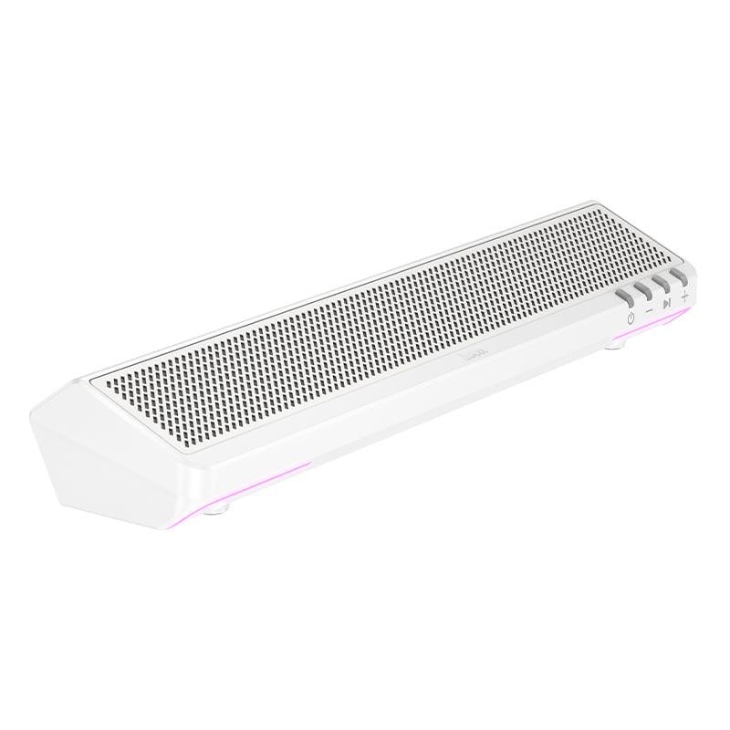 Компьютерная акустическая система с LED-подсветкой Hoco BS66 Bluetooth 5.4/USB 2.0 DAC White (811d34b8)