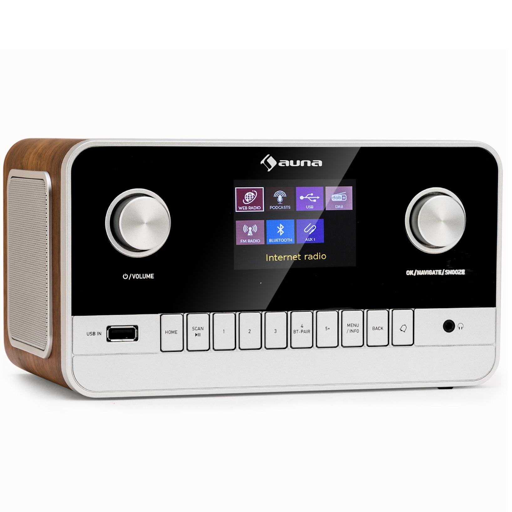 Стереосистема Auna Connect 100 MKII з Bluetooth FM USB DAB/DAB+ (17634421)