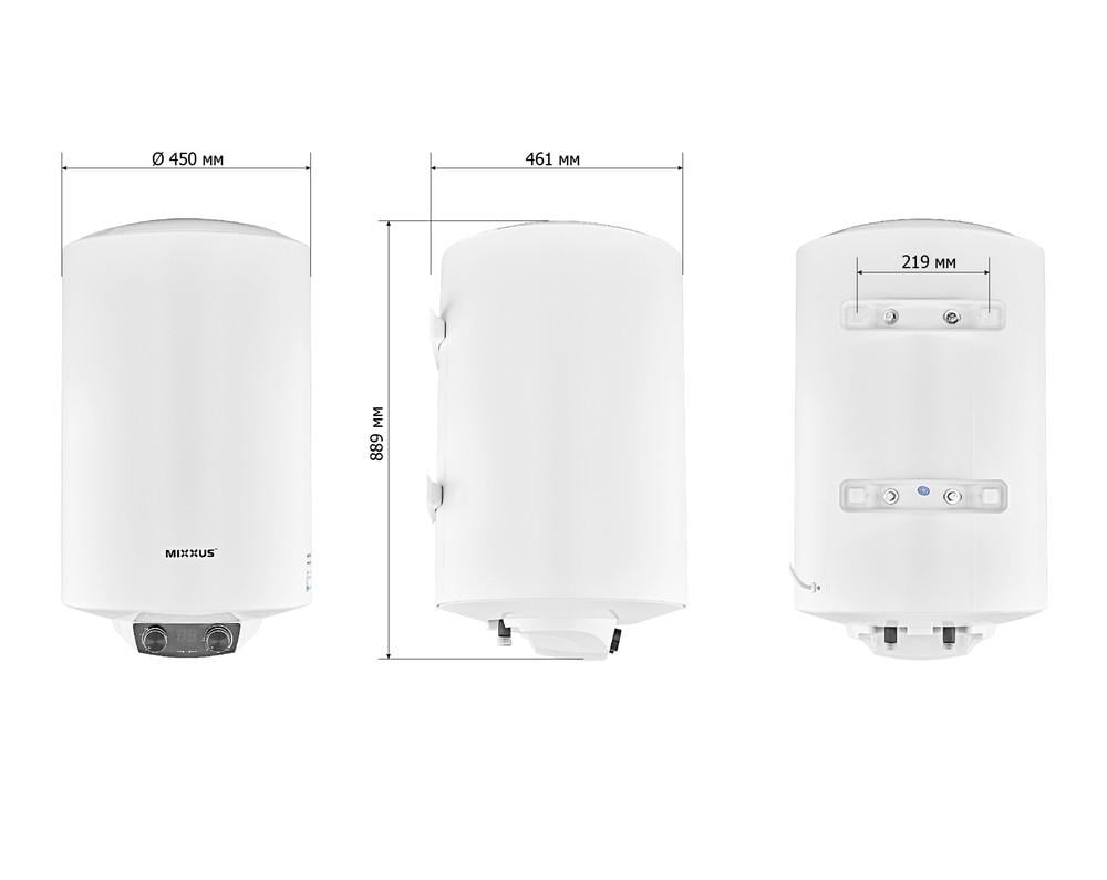 Водонагреватель MIXXUS EWH-08100 ROUND DRY цилиндр накопительный 100 л сухой тен 2kW (WH0610) - фото 3 Водонагреватель MIXXUS EWH-08100 ROUND DRY цилиндр накопительный 100 л сухой тен 2kW (WH0610) - фото 3