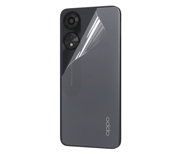 Пленка противоударная гидрогелевая Hydrogel Film для Oppo A78 на заднюю панель Transparent