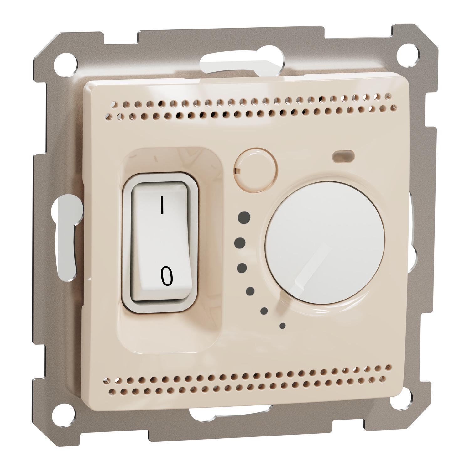 Термостат теплої підлоги Schneider Electric Sedna Design 16A Бежевий (SDD112507)