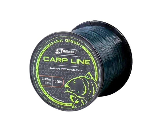 Леска карповая Fishing ROI Carp Line 0,309 мм 11,95 кг 1000 м Dark Green (152-21-309) Леска карповая Fishing ROI Carp Line 0,309 мм 11,95 кг 1000 м Dark Green (152-21-309)