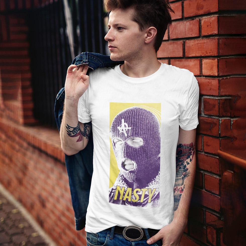 Футболка унисекс Nasty Love 2XL Белый (0000009237)