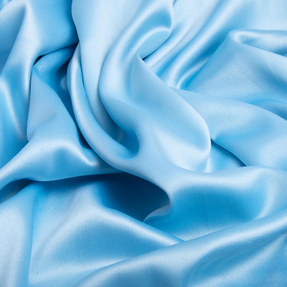 Ткань тафта стрейч Double блакитна