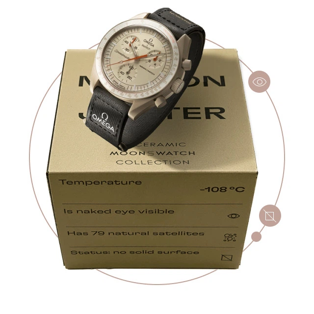 ᐉ Наручные часы Swatch x Omega Bioceramic MoonSwatch Mission to