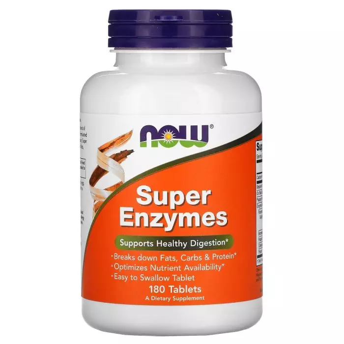 Супер Ензими Now Foods Super Enzymes 180 таблеток (NF2962)