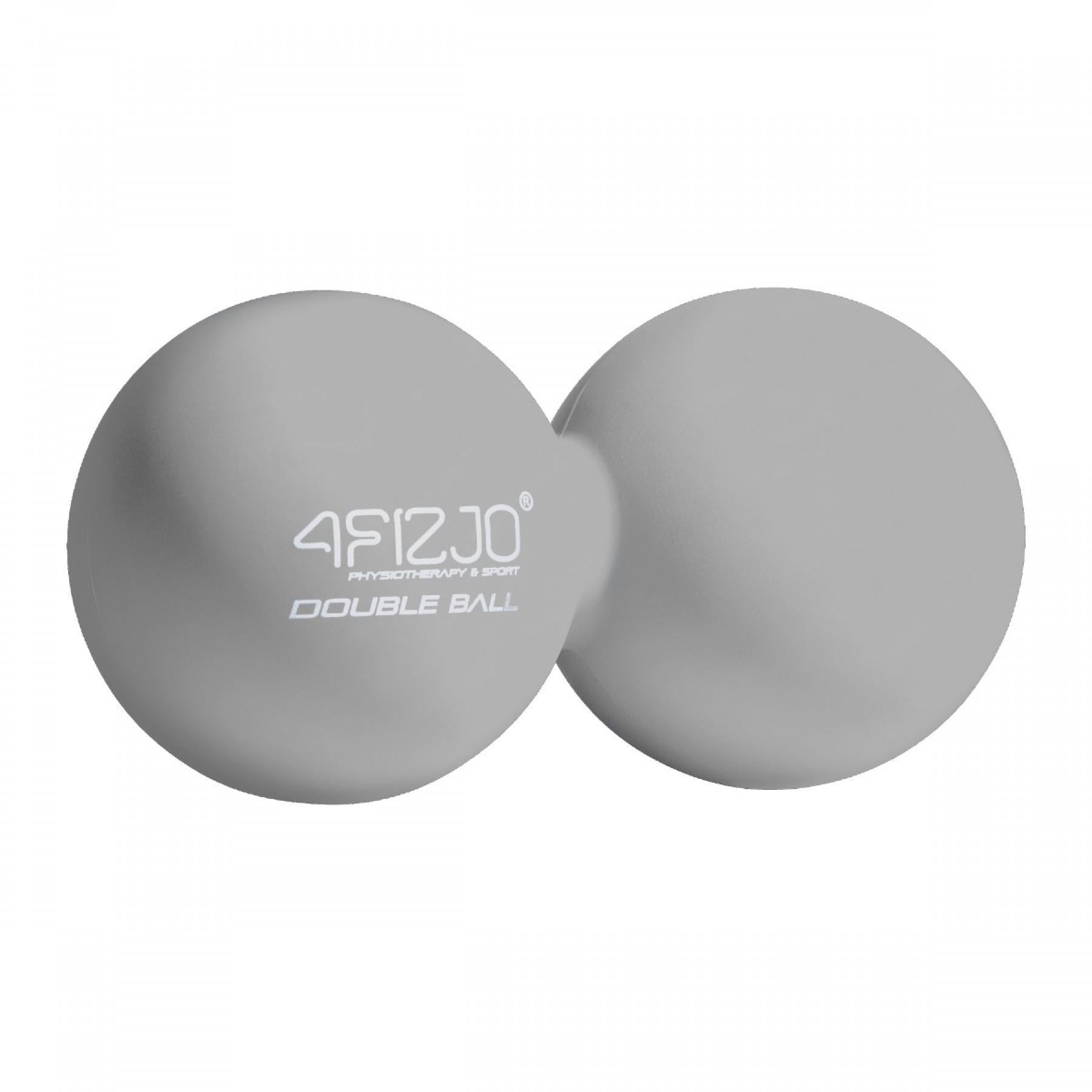 Массажный мяч двойной 4FIZJO Lacrosse Double Ball 6,5x13,5 см Grey (20760)