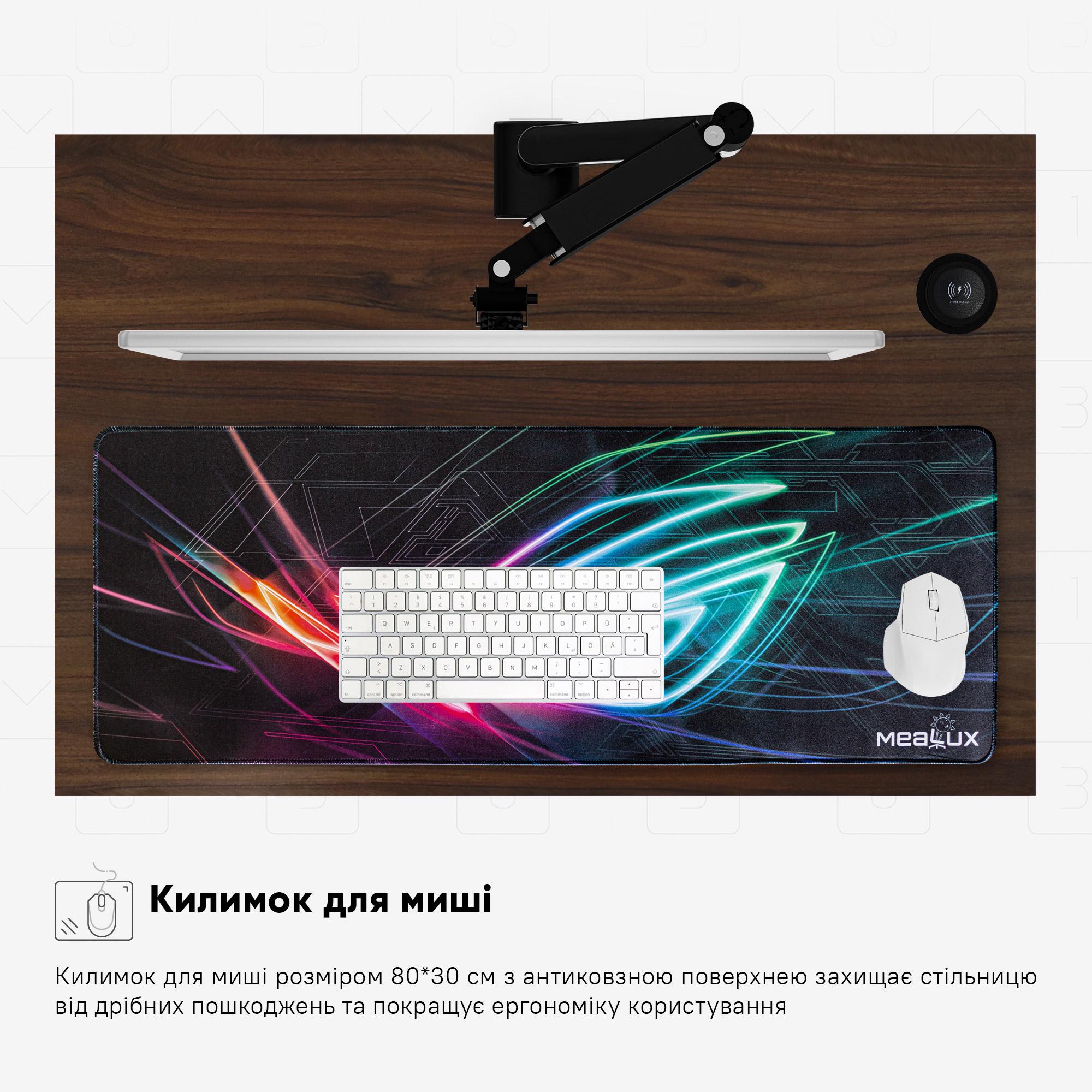 Стіл з електрорегулюванням висоти Mealux PowerDesk Energy Walnut (EVO-201 Energy Walnut/B) - фото 5 Стіл з електрорегулюванням висоти Mealux PowerDesk Energy Walnut (EVO-201 Energy Walnut/B) - фото 5