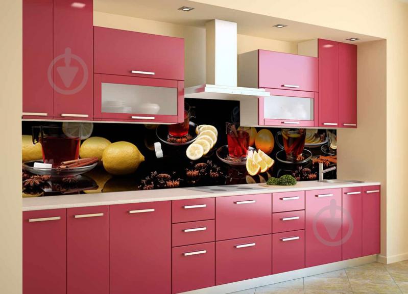 Скинали на кухню Zatarga «Чай со Специями» 600х2500 мм виниловая 3Д наклейка кухонный фартук самоклеящаяся Z180566 Скинали на кухню Zatarga «Чай со Специями» 600х2500 мм виниловая 3Д наклейка кухонный фартук самоклеящаяся Z180566