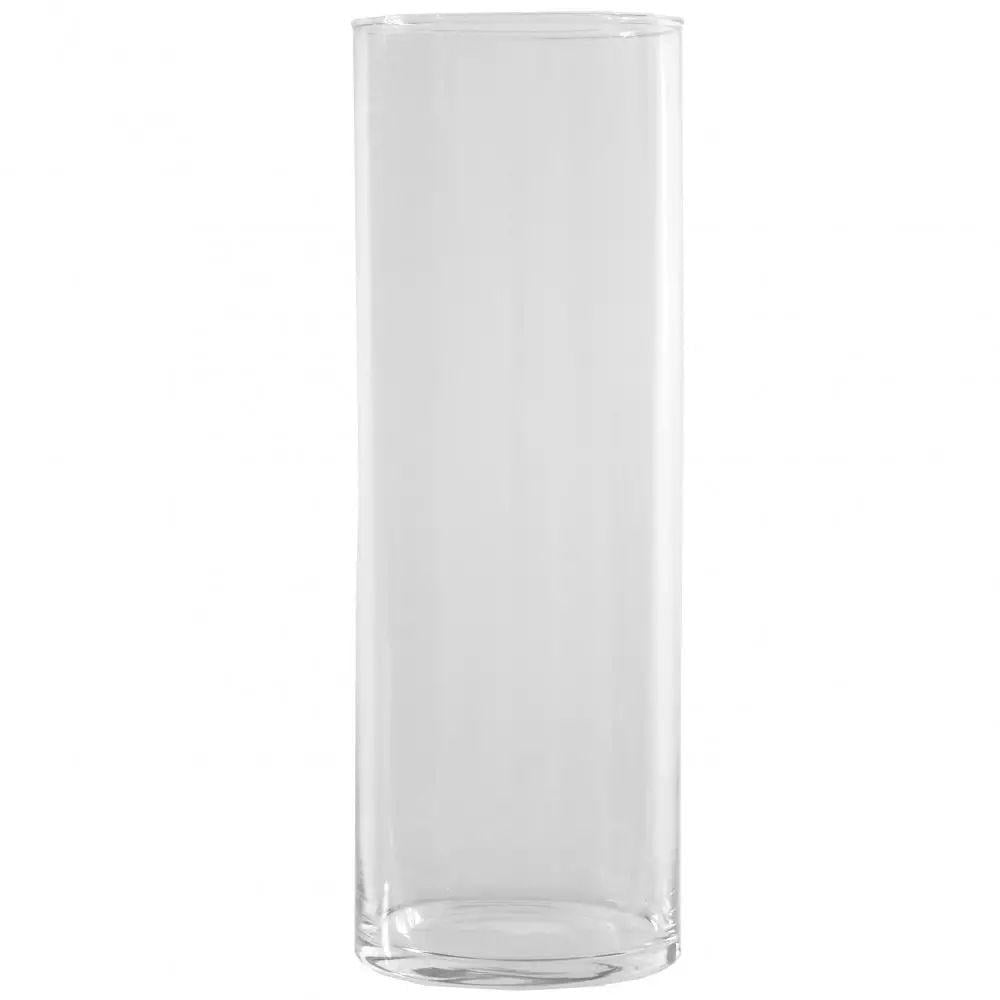 Ваза стеклянная цилиндр H-35 Q-10 290M