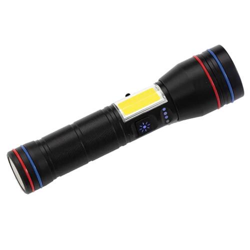 Фонарь PLD-231 LED PM10-TG+COB 1х18650 Powerbank индикация заряда ЗУ Type-C Laser White White/Red (2245501079)