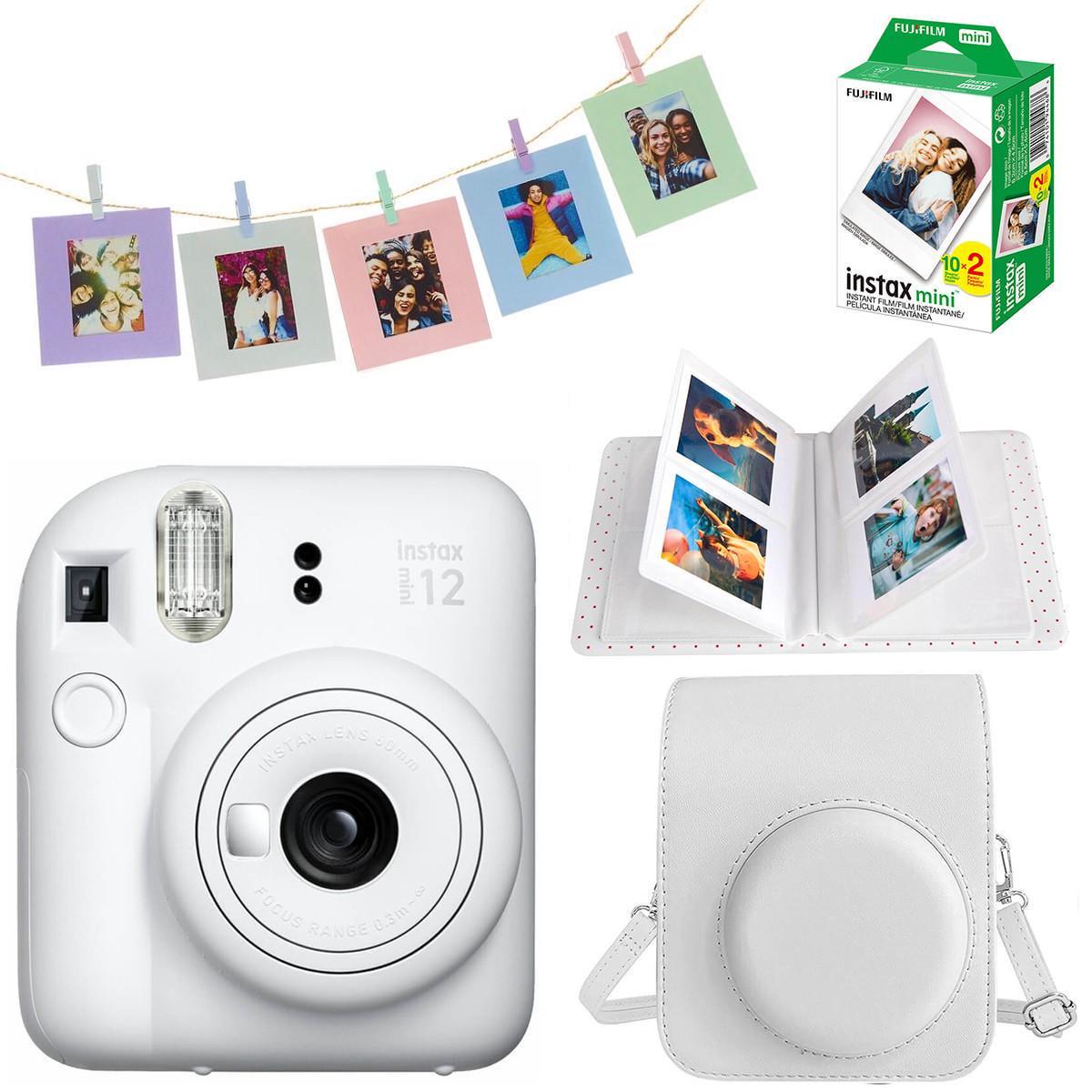 Подарочный набор Fujifilm Instax Mini 12 фотобумага 20 шт./чехол/фотоальбом 64 фото/рамка